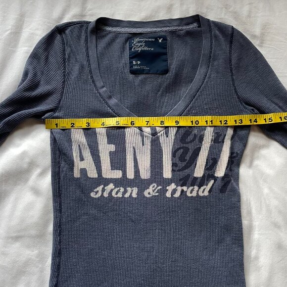 Y2K American Eagle Outfitters Long Sleeve Top - Picture 4 of 7
